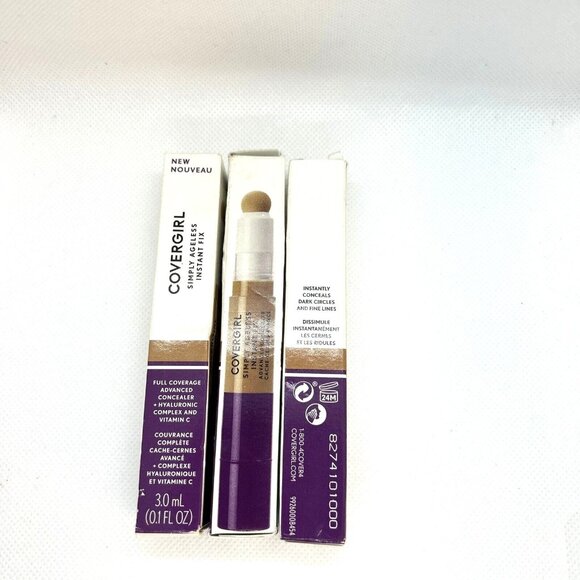 CoverGirl Consealer Simply Ageless Instant Fix Advanced 1 oz Tawny Fauve 370 Lo - Picture 6 of 6